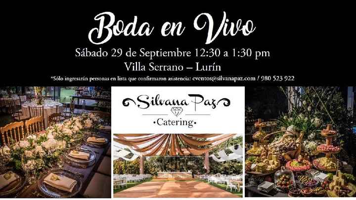 Boda en Vivo Silvana Paz-aklla Catering - 1