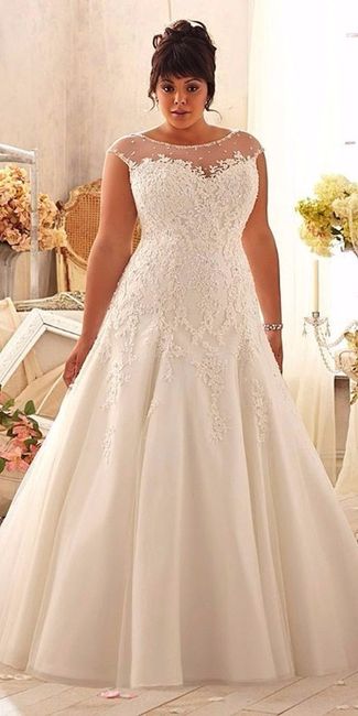 Vestidos para novia talla XXL 8