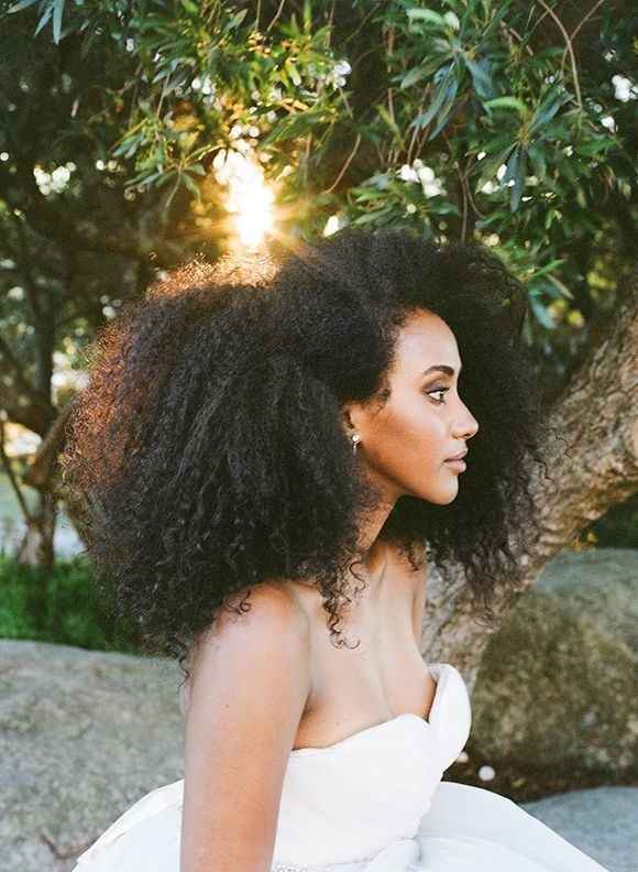 Peinado Natural para cabello afro