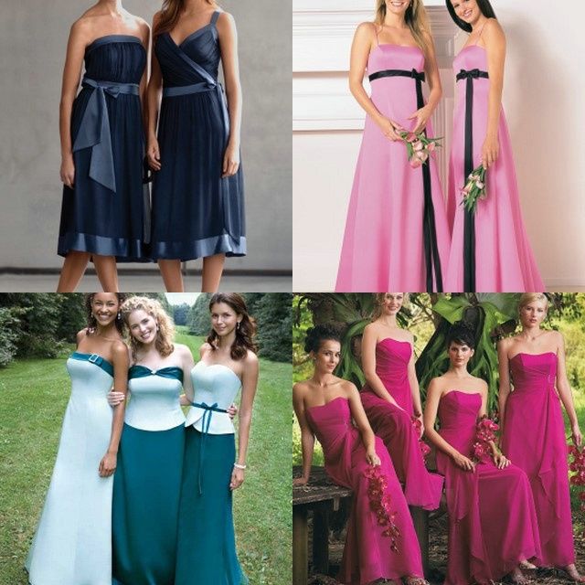 Opciones de vestidos de dama 