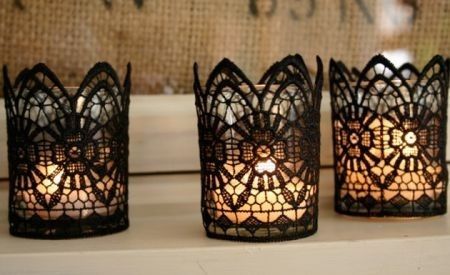 Velas y porta velas decorativas