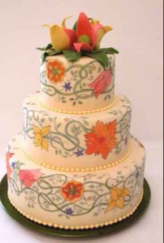 Tortas de boda coloridas y originales - 3