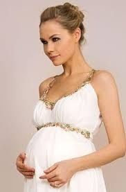 vestido novia embarazada