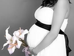 vestido novia embarazada
