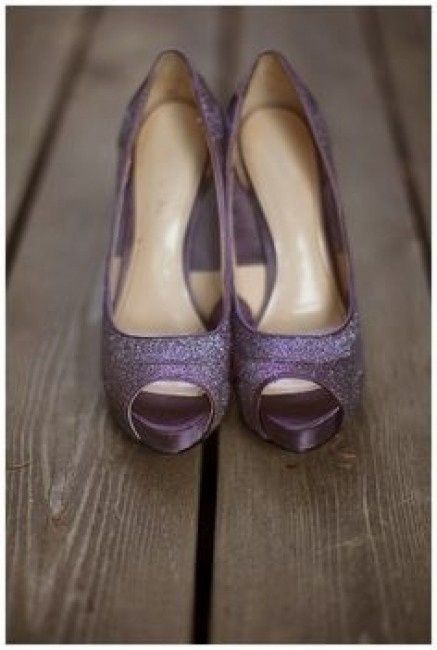 zapatos de novia morado