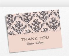 tarjeta de agradecimiento matrimonio