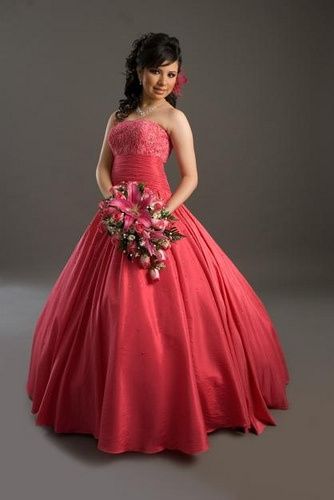 vestido novia coral