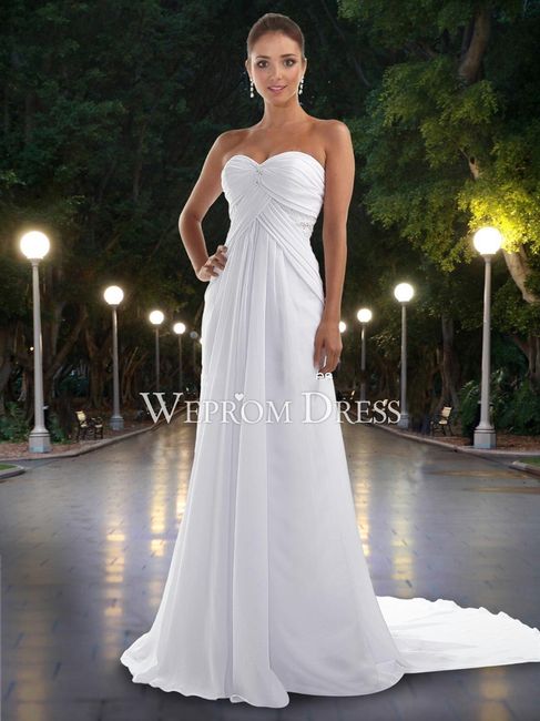 Vestidos De Novia Con Cola Para Civil Elige El Tuyo