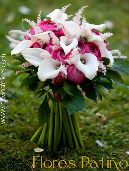 bouquet de novia calas