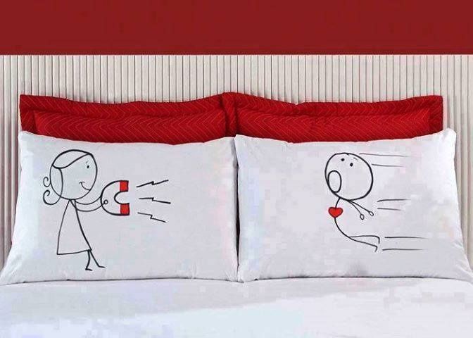 almohadas de amor
