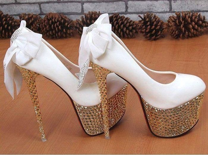 zapato de novia, zapato de novia con brillo