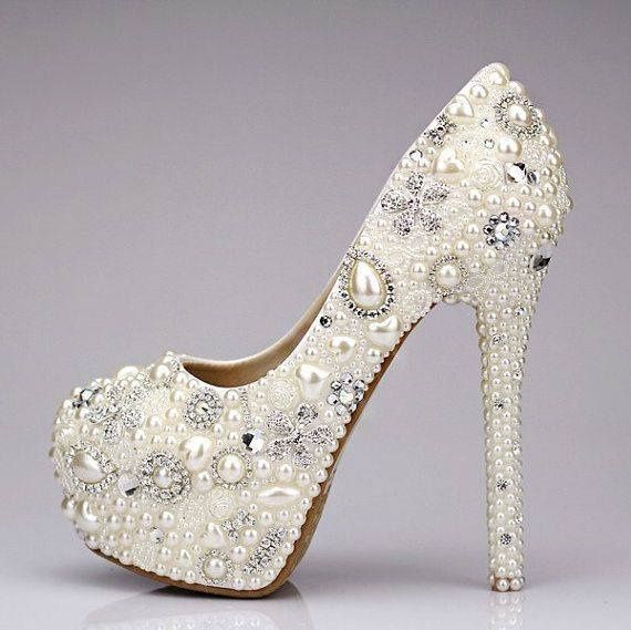 zapato de novia, zapato de novia con brillo