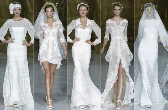 Vestidos para novias con hombros anchos