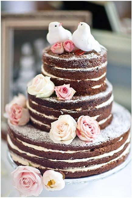 Torta naked cake para tu matrimonio