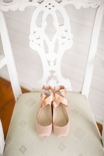 balerina, novia, zapato