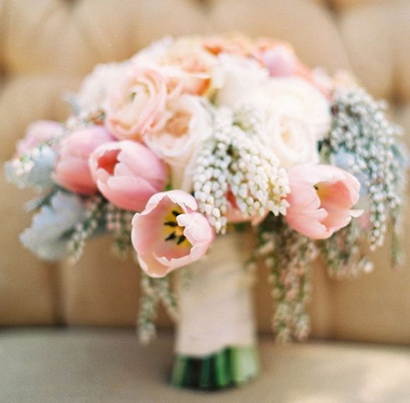 bouquet, ramo de novia, rosas, tulipanes