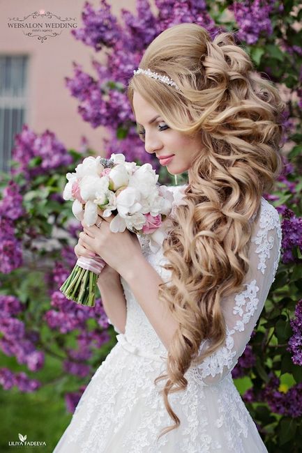 peinado de novia, hermoso