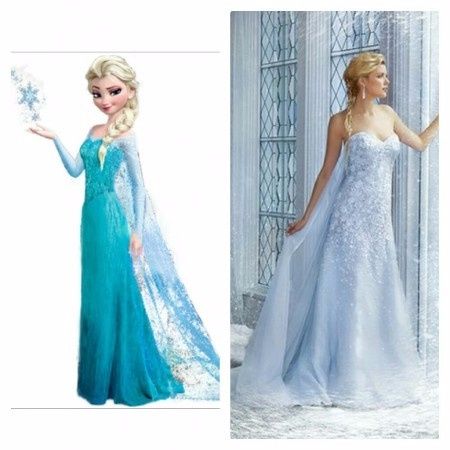 1. Vestidos de novia inspirado en las Princesas Disney