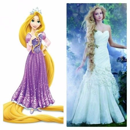 4. Vestidos de novia inspirado en las Princesas Disney