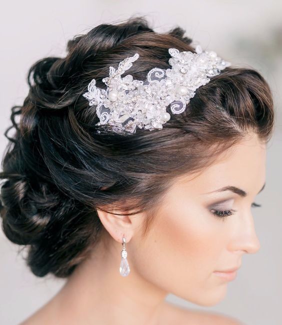 4 Recogidos Para Novias De Cabello Negro