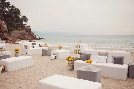 4. Sala lounge de matrimonio en la playa