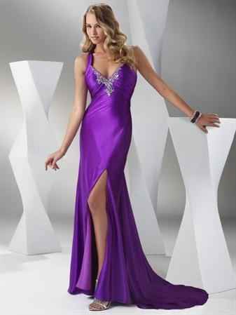 Vestido morado para top boda
