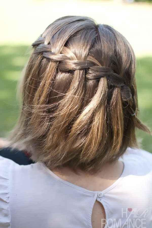 10 peinados con trenzas para novias con pelo corto
