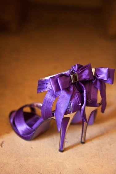 Zapatos hot sale novia morados