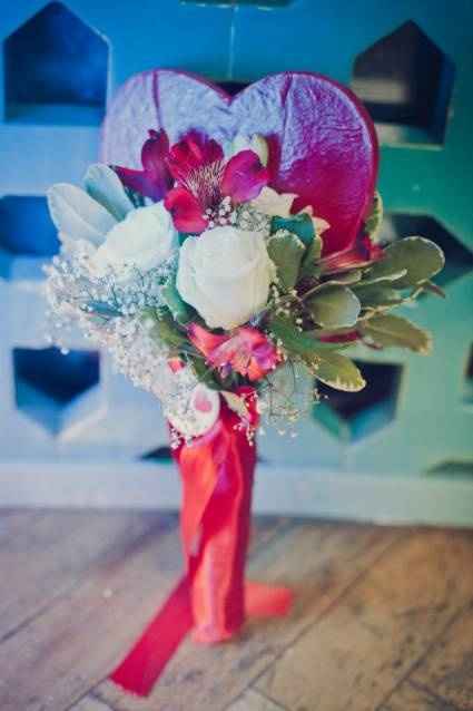 bouquet de novia romántico