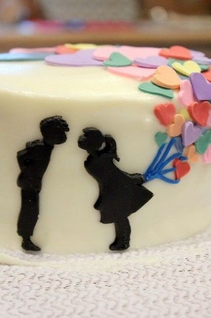 torta de boda romántica