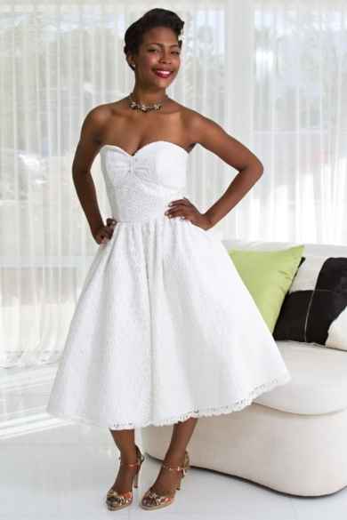 vestido blanco boda civil