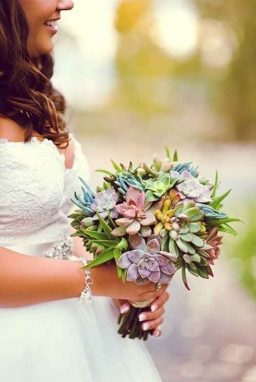 novia y su bouquet