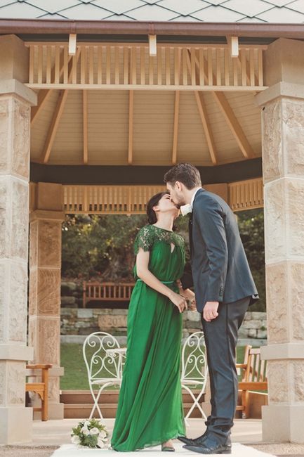 boda en verde esmeralda