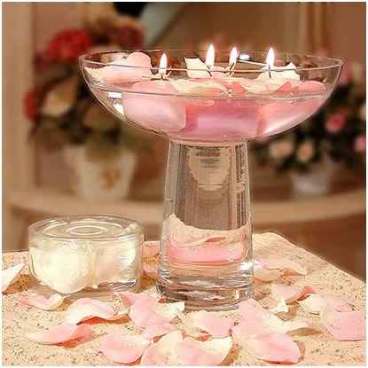 decoración de mesas en rosa