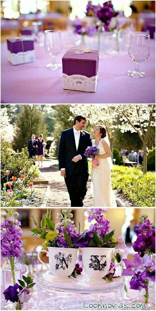 Color lila,un color común en todas las fiesta de matrimonio - 2