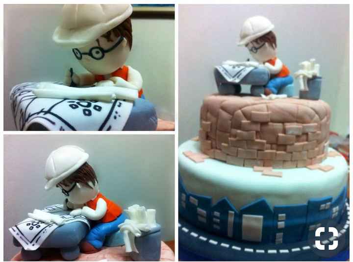 Torta Personalizada: Musico e Ingeniero