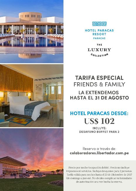  Estadia en Paracas Luxury collection para setiembre - 1