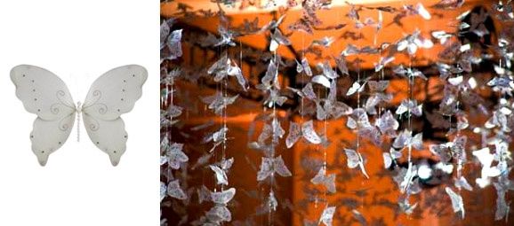 cortina de mariposas