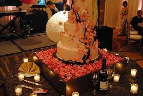 Torta elegante japonesa 