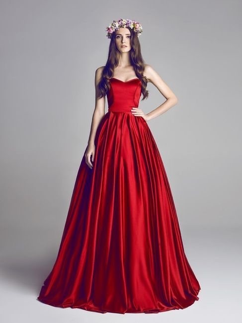 ¿Vestido de novia rojo pasión? 💃😍 1