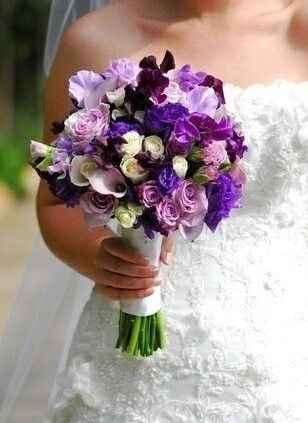 El bouquet de la novia ¿Cuál es tu favorito? 💜👰