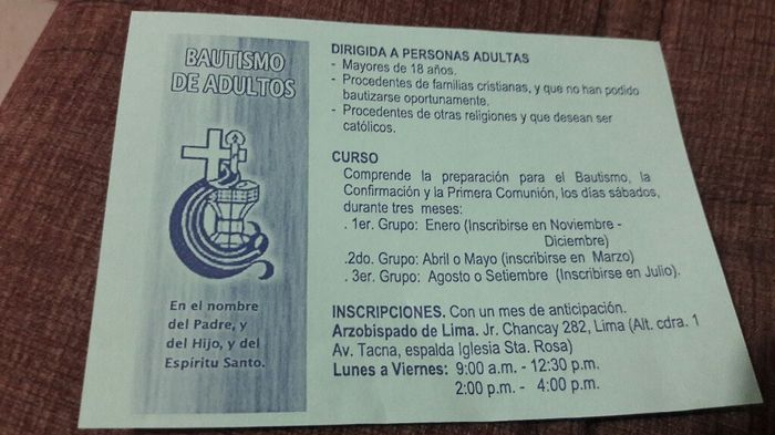 Arzobispado de Lima - tramites 6