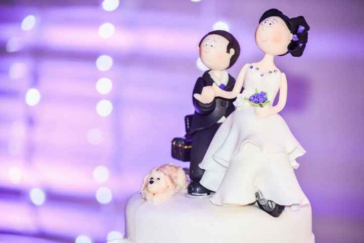 Matrimonio david y tanya - torta y topper cake - 2