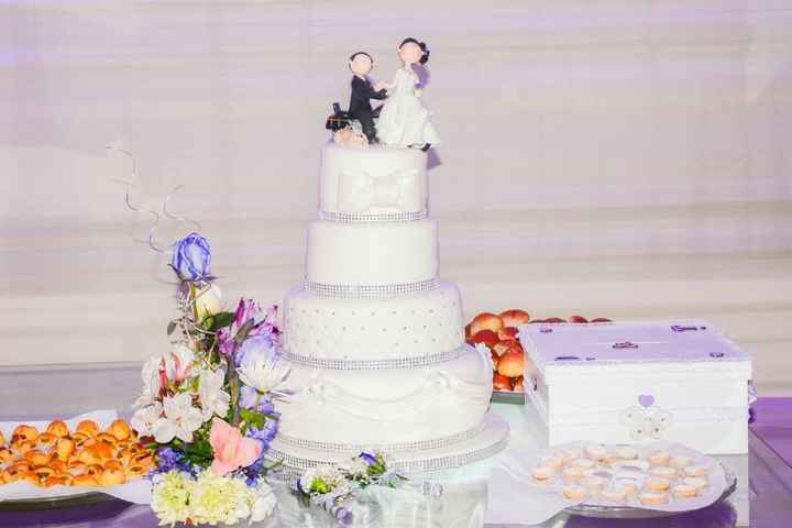 Matrimonio david y tanya - torta y topper cake - 3