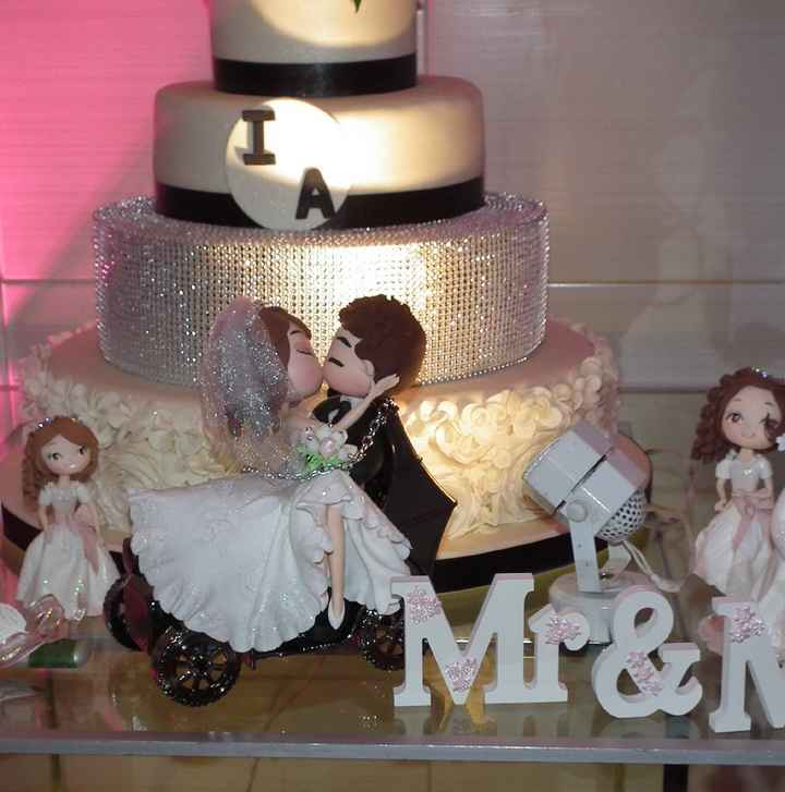  Nuestra torta de matrimonio! - 2