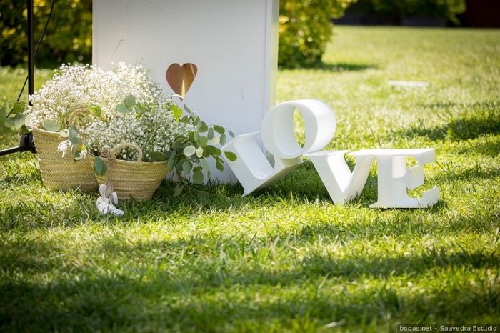 Carteles en tu boda: LOVE  ❤️ 5