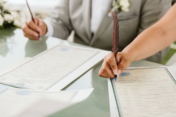 4 Documentos que tienes que tener al día para la boda 📝 1