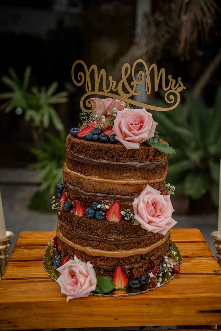 Naked cake: Una torta para una boda en verano - 1