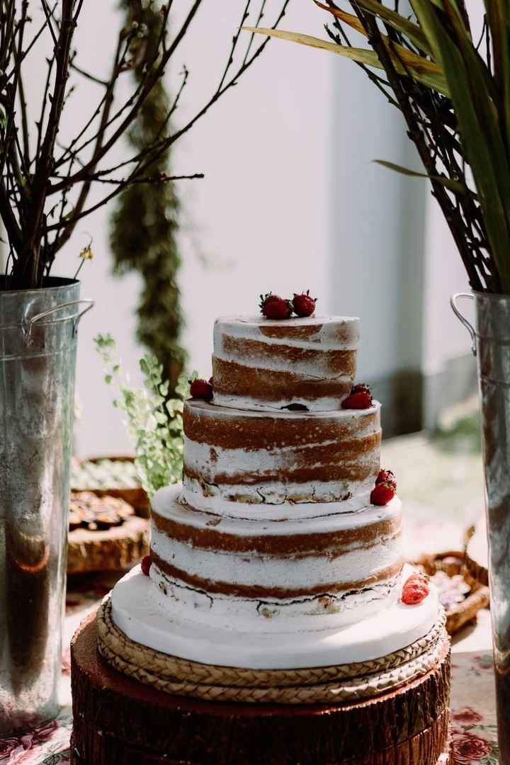 Naked cake: Una torta para una boda en verano - 2