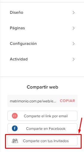 4 Pasos para mandar tus Invitaciones a través de Matrimonio.com.pe 3